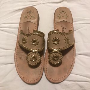 Jack Rogers Nude/Gold Sandal